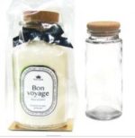 허브원형 유리용기 (콜크마개포함) (8oz/250ml)