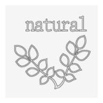 Separate stamp010-leaf 2 (natural) (Separate Handle Purchase Products)