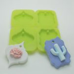 Silicone Tablet Mould Mini 4 Balls Water Drop/Antique Rectangular - Image 2
