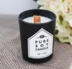 Candle Container) black Round 5oz 140ml (Glossy) - Image 2