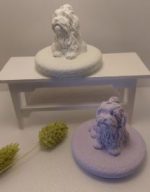 3oz) Plaster Dog Lid - Blue / Green / Violet / Pink Beige / Yellow (Limited quantity discount) - Image 3