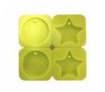 Silicone Tablet Mould Mini Round / Star 4 Balls (MC287)