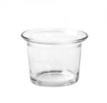 Glass container) for portable - Candle candlestick