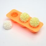 Silicone Soap Mould Rose 3 Balls (MC015) - Image 3