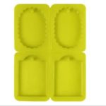 Silicone Tablet Mould 4 pcs Mini Elliptic Lace * Frame (MC285)