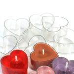 PC 티라이트 용기 하트(10ea)