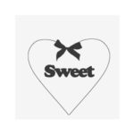 Separate stamp 511 - Heart ribbon (Sweet) (handle purchase separately)