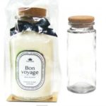 허브원형 유리용기 (콜크마개포함) (8oz/250ml)