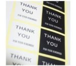 스티커-THANK YOU( 탱큐) 1장10매