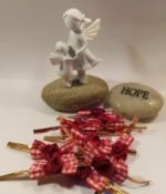 SY198-리본타이 (체크무늬)레드/블루 선택1 5ea/Set