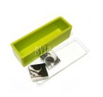 Silicone Soap Mould 1kg Square with Acylic Lid (Green) (MC274)
