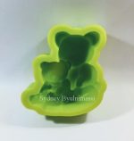 MC151( 실리콘몰드) 곰두마리-1구 - 이미지 3