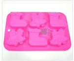 Silicone Soap Mould Christmas Shoes & Bell 6 Balls (MC321) - Image 3