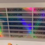 ST-21 Hologram-HANDMADE (handmade) 6.5cm (21 Stickers per sheet)