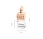 Car - Diffuser empty Container (Wood Square) 8ml - Image 4