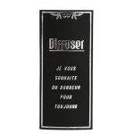 ST-116 Black Rectangle -Silver Sticker(Diffuser)(10 Stickers Per Sheet )