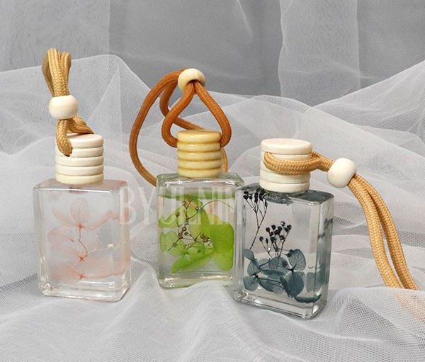 Car  Diffuser Empty  Container (wood long square) 15ml~