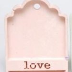 MH028(수제몰드 )love 민무늬액자 1구