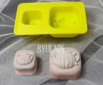 Silicone Soap Mould Miniport 2 Balls (MC156) - Image 3