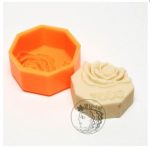 Silicone Soap Mould Single Octagonal Rose (MC008) - Image 3