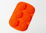 Silicone Soap Mould Six Roses (Large) (MC204) - Image 4