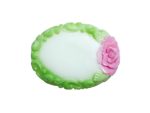Silicone Soap Mould Rose Border Ellipse (MC221) - Image 3