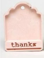 Handmade Soap Mould Thanks One Photo Frame (MH027)