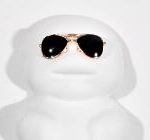 GP027)Miniature - Black Sunglasses
