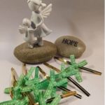 SY196-Ribbon Tie -Stitch(Green/Yellow Selection1 )10ea/Set