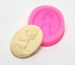 Handmade Soap Mould Mini Deco Praying Girl 1 Ball (MH208)
