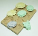 Handmade Soap Mould Cameo 7 Balls (MH071)