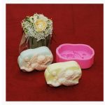 MC107(실리콘몰드)꽃을든아기천사-1구