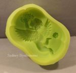 Silicone Soap Mould Baby Angel With Flowers (MC107) - Image 3