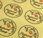 N-405 Soap Sticker (18 Stickers Per sheet )