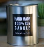 Candle Sticker - Black Natural  100% Soy Candle (4 Stickers Per Sheet ) - Image 2