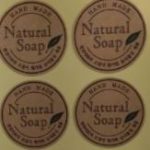 N-405 Round Craft SOAP Sticker (15 Sticker Per Sheet )
