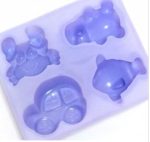 Silicone Soap Mould Four Animals (MC326)
