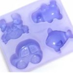 Silicone Soap Mould Four Animals (MC326)