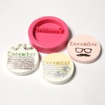 MH195(수제몰드)   월별몰드 December - 12월