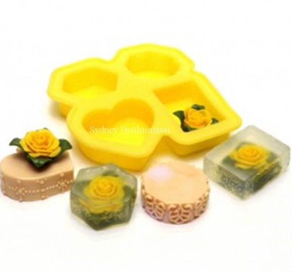Silicone Soap Mould Luxury Antique No. 1 - 4 balls (MC240)
