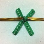 SY196-Ribbon Tie -Stitch(Green/Yellow Selection1 )10ea/Set - Image 3