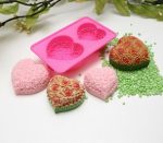 Silicone Soap Mould Flower of Heart-2 (MC041) - Image 2