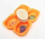 Silicone Soap Mould Four Balls Plain Ellipse (MC215) - Image 3