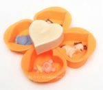 Silicone Soap Mould Four Balls Plain Hearts (MC214) - Image 4