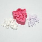 Handmade Soap Mould Violin On Angel (MH089)