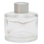 베이직 원형 디퓨저 유리 용기 120ml( 블랙/실버 뚜껑선택1)