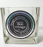 ST-04 스티커 BON Voyage 블랙 원형6cm(1장4매) - 이미지 2