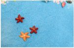 SY087 (candle accessories) Mini starfish (red + orange) 2p - Image 3