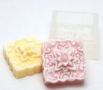 Handmade Soap Mould Square Bead Antique (Pink Silicon Change) (MH031)