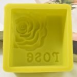 Silicone Soap Mould Square Rose (MC070)